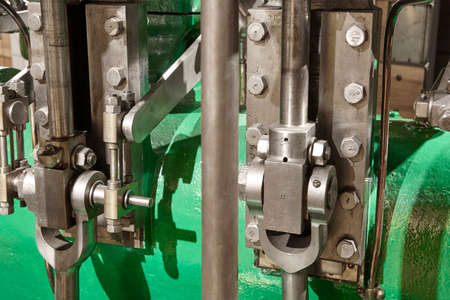 Engine valve detail of and second war world submarine. Power