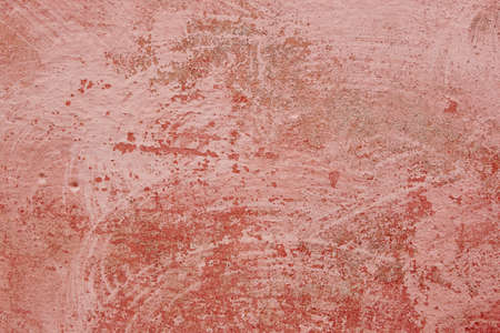 Old rusty concrete red wall. Textured background. Horizontal