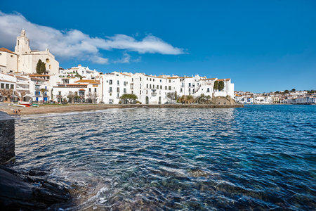 Picturesque mediterranean village of Cadaques. Costa Brava, Girona. Spain