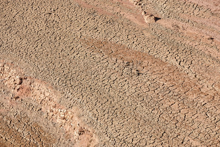 Climate change and water crisis. Dry and cracked land