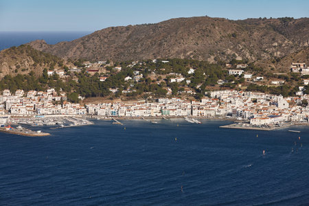 Port de la Selva. Picturesque mediterranean village. Costa Brava. Spainの写真素材