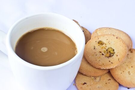 Coffee and Peanut Biscuits