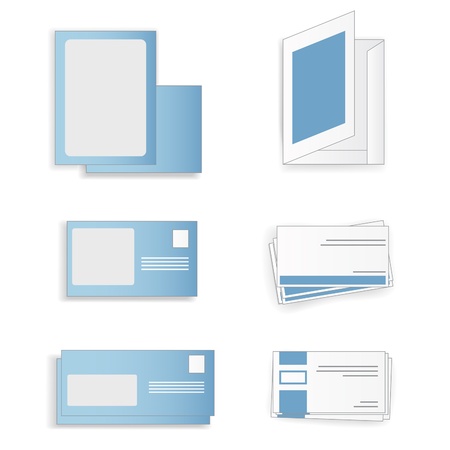 a set of  objects for businessのイラスト素材