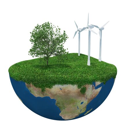 Green peace earthの写真素材