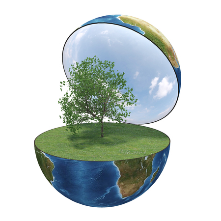 Green peace earthの写真素材