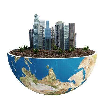 Green peace earthの写真素材