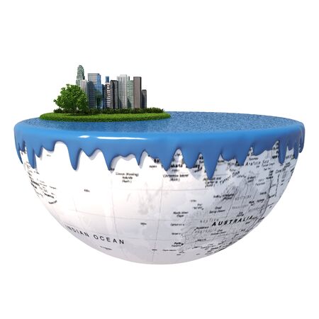 Green peace earthの写真素材