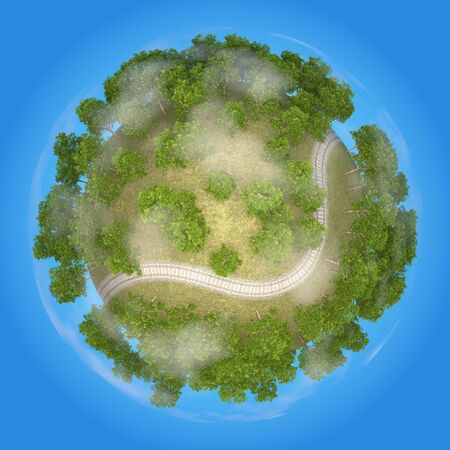 Planet RailRoadの写真素材