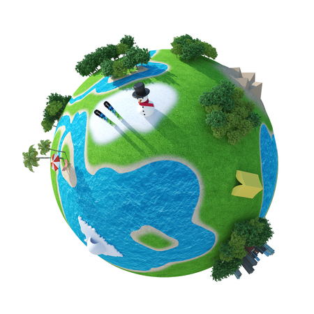 Planet World 01の写真素材