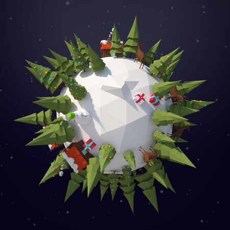 Winter Planetの写真素材