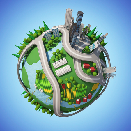 Planet Cityの写真素材