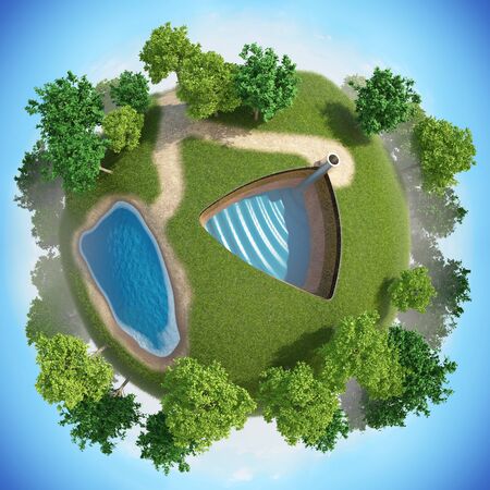 Planet Mereの写真素材