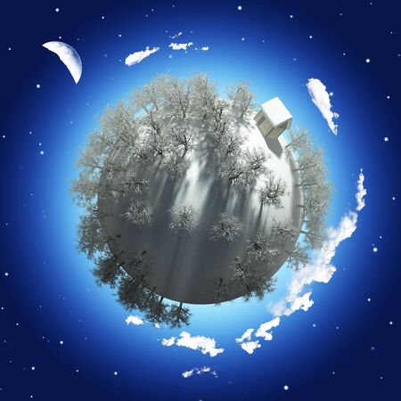 Winter Planetの写真素材