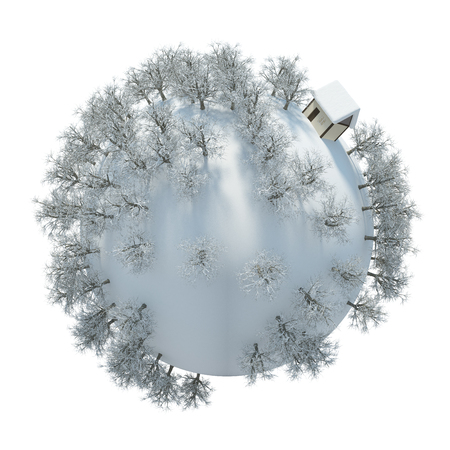 Winter Planetの写真素材