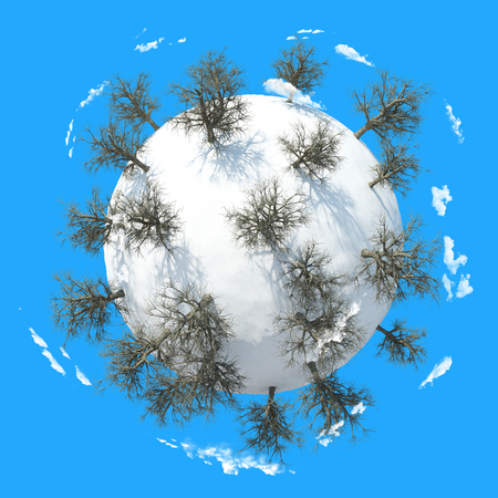 Winter Planetの写真素材