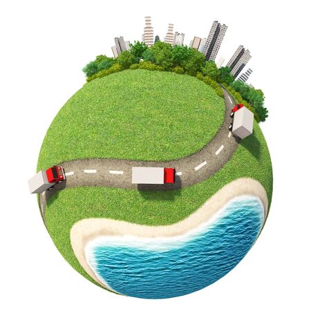 Planet City Roadsの写真素材