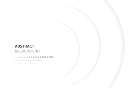 Abstract geometric white and gray gradient background. Modern and minimal white elements background. Vector illustration.のイラスト素材