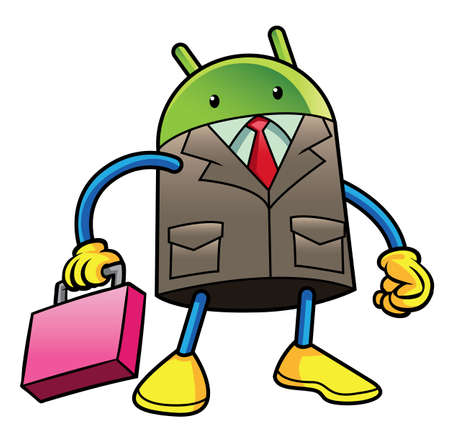 android businessmanのイラスト素材