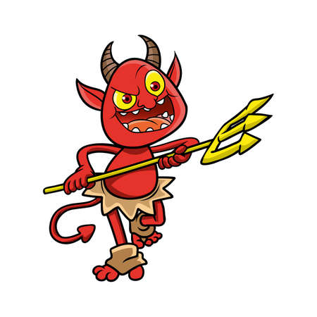 devil characterのイラスト素材