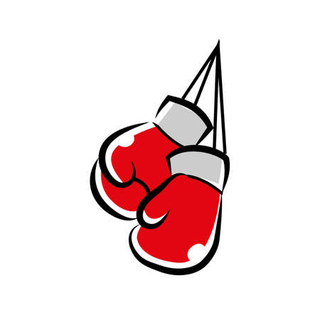 boxing glovesのイラスト素材