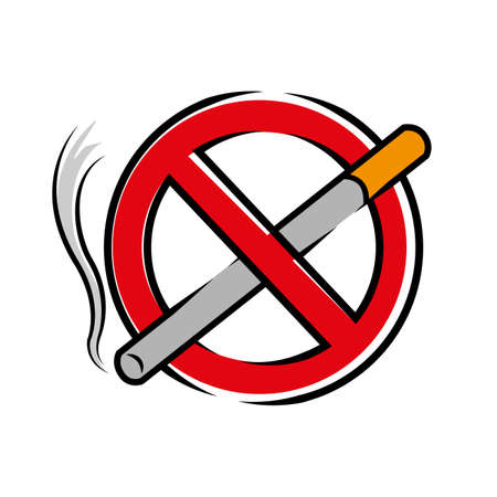 No smoking signのイラスト素材