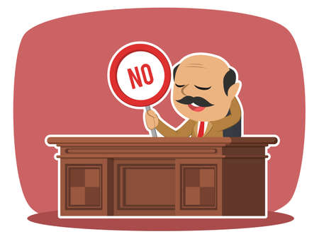 indian boss with no signのイラスト素材