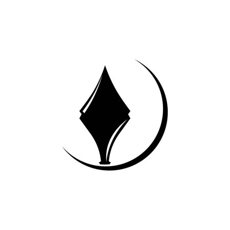 Spear icon logo vector designのイラスト素材