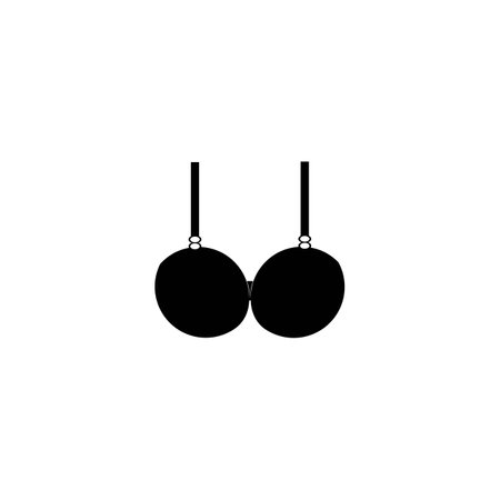 Bra icon logo free vector designのイラスト素材