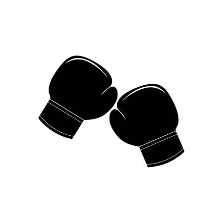 Boxing gloves icon template vector designのイラスト素材