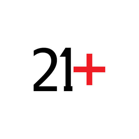 21+ icon template vector designのイラスト素材