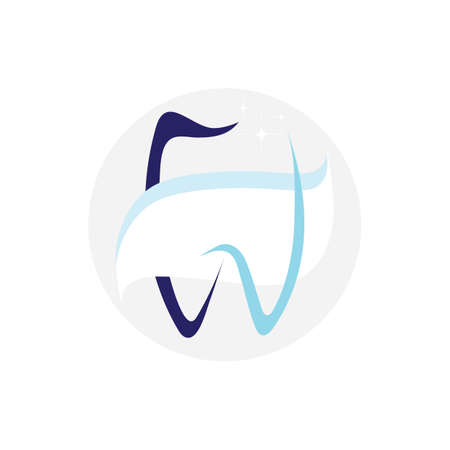 Dental icon template logo vector designのイラスト素材