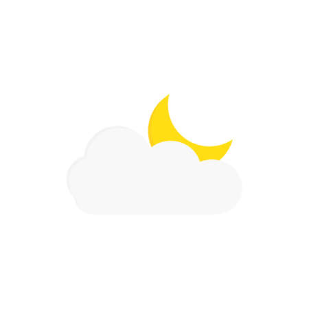 Cloud and weather icon template vector designのイラスト素材