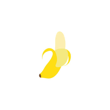 Banana icon template vector designのイラスト素材