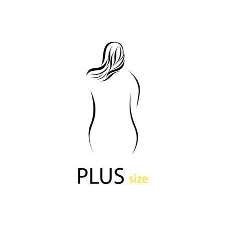 Plus size icon  free vector designのイラスト素材
