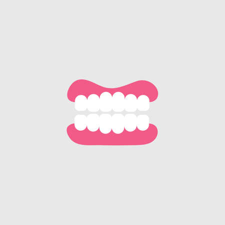Denture icon  free vector design