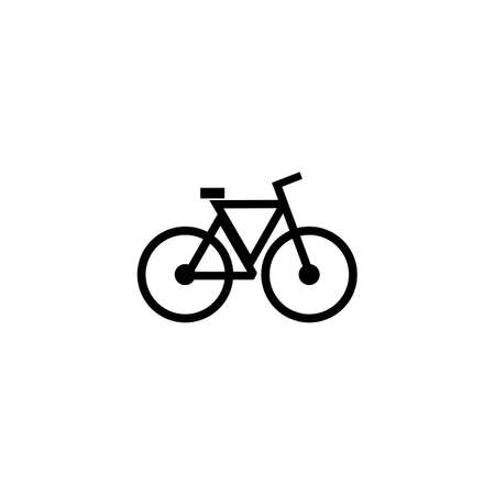 Bicycle icon logo free vector designのイラスト素材