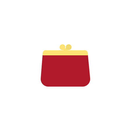 Women purse flat icon vector designのイラスト素材