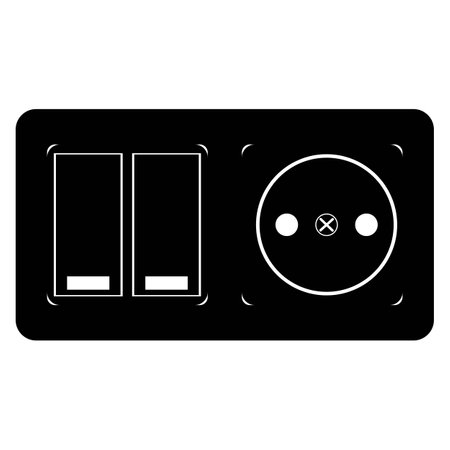 Socket icon illustrator Free vectorのイラスト素材