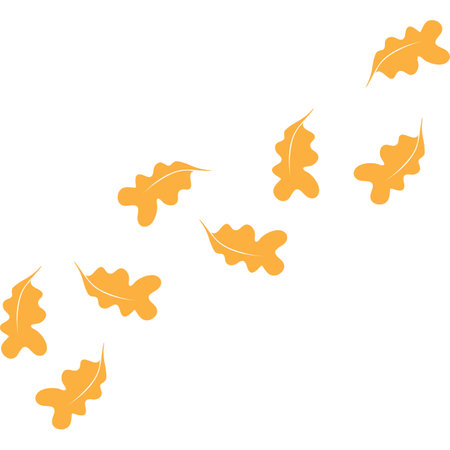 Oak leaves icon free illustration vectorのイラスト素材