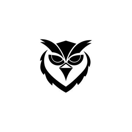 Owl icon logo image free vectorのイラスト素材