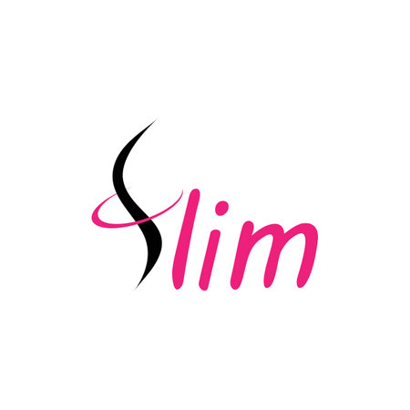 Weight loss, slim icon logo vector designのイラスト素材