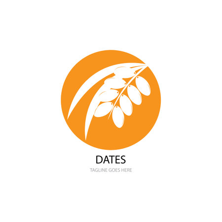 Dates icon template vector designのイラスト素材