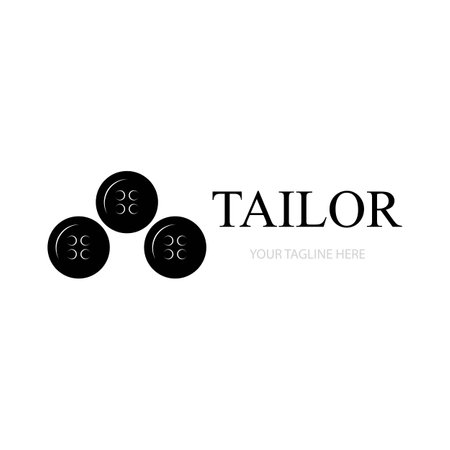 Tailor icon template vector designのイラスト素材