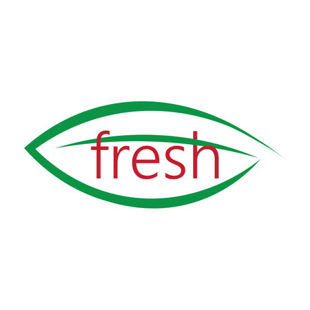 Fresh icon logo vector designのイラスト素材