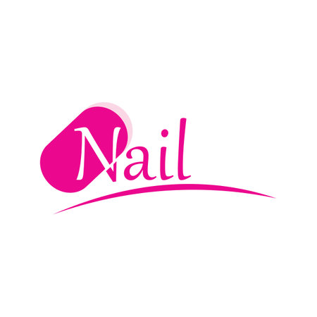 Nail, menicure icon logo vectorのイラスト素材