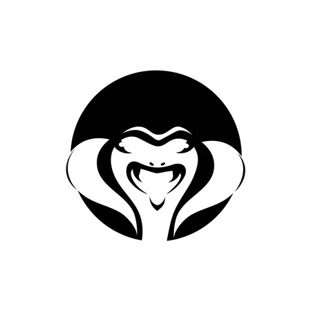 Snake icon logo illustration vectorのイラスト素材