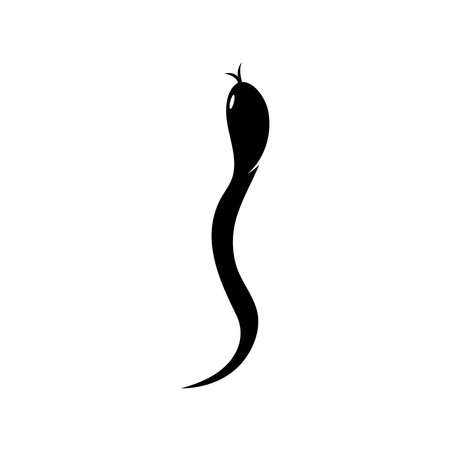 Snake icon logo illustration vectorのイラスト素材