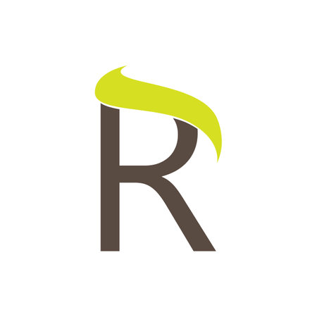 Letter R icon logo vector designのイラスト素材