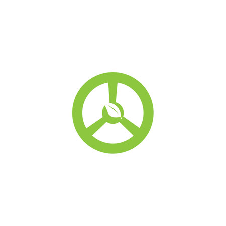 Green car icon logo vectorのイラスト素材