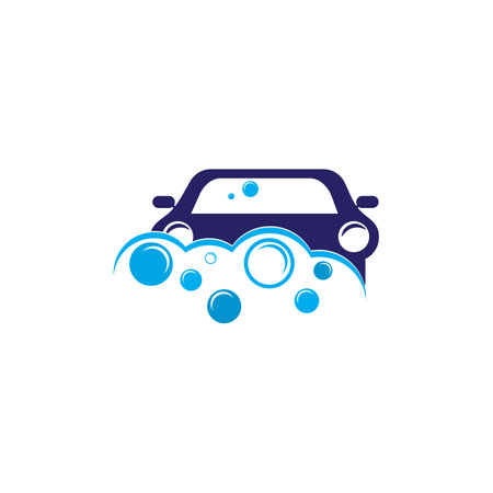 Car wash icon logo vectorのイラスト素材